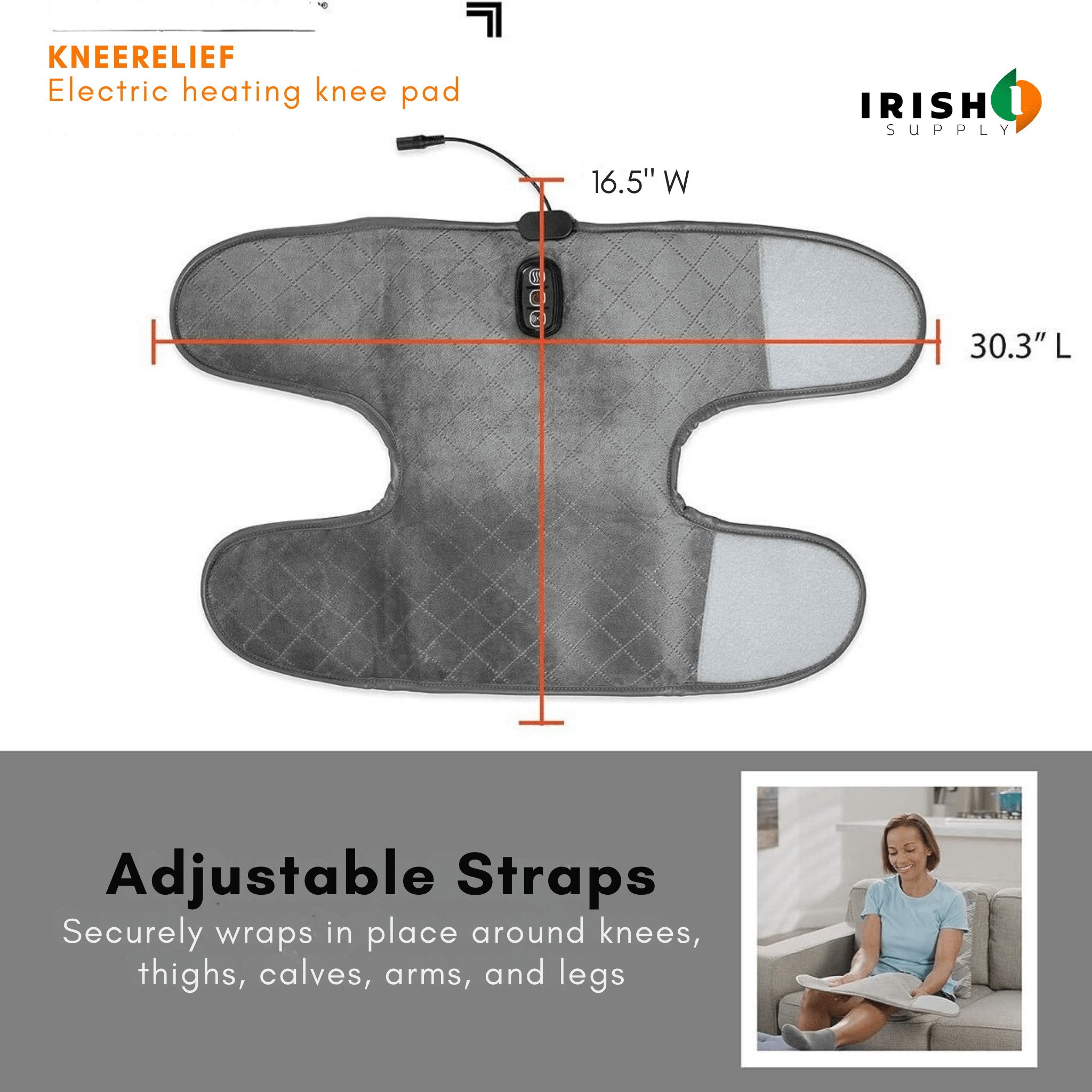KNEERELIEF™ Heated Compression Wrap
